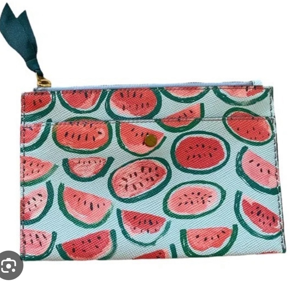 J. Crew Watermelon Print Clutch